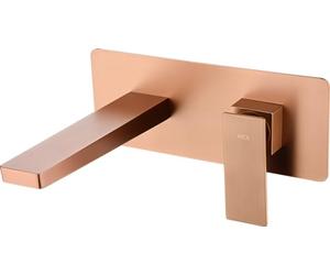 IMEX GLP048/ORC PISA Monomando Empotrado Lavabo Oro Rosa Cepillado