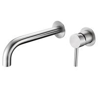 IMEX GLT023/AC MOSCU Grifo de Lavabo Empotrado Acero