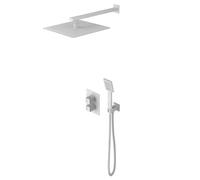 IMEX GPC009/BL CIES Conjunto de Ducha Empotrado Termostático Blanco Mate