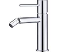 IMEX - Grifo Bidet | Grifo Monomando Bide para Baño | Grifo de Bidé con Mezclador de Agua Caliente y Fría | Griferia Bidet | Instalación Fácil | Serie Monza | Color Cromado