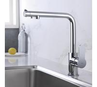 IMEX - Grifo de Cocina Osmosis | Grifo Monomando Fregadero con Osmosis 2 vías | Griferia de Cocina | Grifo en Latón | Serie Montecarlo | Color Cromado