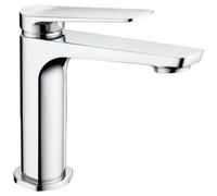 IMEX - Grifo Lavabo Cromado | Grifo Baño Monomando con Agua Fria y Caliente | Grifo de Caño Bajo Fabricado con Latón | Ahorro de Agua y Fácil Instalación | Serie Nápoles | Color Cromado