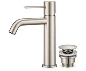 IMEX Grifo Lavabo Monza Monomando + Válvula Click Clack VCC012 | Pack IMEX para lavabo con grifo Monza monomando + válvula click clack para renovar grifería y desagüe fácilmente.