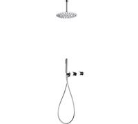 IMEX GTB056 BREDA Conjunto Ducha Monomando Empotrado Cromo