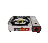 IMEX® Hornillo de gas portátil de camping de 4,1 kW - Certificado de la UE, encendido piezoeléctrico, alta seguridad con prueba Apragaz, ideal para exteriores, camping, fondue, barbacoa y emergencia