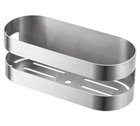 IMEX - Jabonera Frontal de Acero Inoxidable anticorrosión para baño y Cocina - Colocación de Pared con Tornillos Serie NIRMALIA Níquel Cepillado- ADL012/NQ
