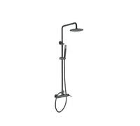 IMEX MILOS BDYS045/NG columna de pared para ducha empotrada de diseño moderno en color negro mate milos stick - Negro / Latón / Imex