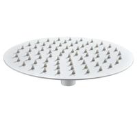 IMEX - Rociador Ducha Efecto Lluvia Ø25cm Blanco Mate | Rociador Redondo Extraplano y Antical para Columna de Ducha | Fabricado de Acero Inoxidable S.304 | Recambio Original IMEX