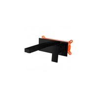 IMEX SUIZA GLE020/NG Grifo negro mate monomando para empotrar en pared con cartuchos cerámicos de 35 mm - Sin válvula
