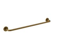 IMEX - Toallero Dorado para Baño sin Taladro 50cm | Toallero Adhesivo para Pared, Lavabo o Mueble de Baño Oro | Resistente a Humedad y Corrosión | Doble Sistema de Fijación (Atornillado o Pegado)