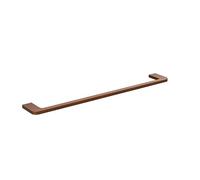 IMEX - Toallero para Baño sin Taladro 40cm Oro Rosa | Toallero Adhesivo para Pared, Lavabo o Mueble de Baño | Resistente a Humedad y Corrosión | Doble Sistema de Fijación (Atornillado o Pegado)