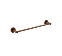 IMEX - Toallero para Baño sin Taladro 40cm Oro Rosa | Toallero Adhesivo para Pared, Lavabo o Mueble de Baño | Resistente a Humedad y Corrosión | Doble Sistema de Fijación (Atornillado o Pegado)
