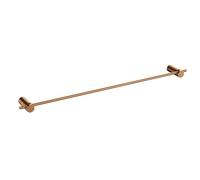 IMEX - Toallero para Baño sin Taladro 50cm Oro Rosa | Toallero Adhesivo para Pared, Lavabo o Mueble de Baño | Resistente a Humedad y Corrosión | Doble Sistema de Fijación (Atornillado o Pegado)
