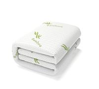 IMFAA BAMBOO - Protector de colchón a prueba de agua, extra profundo, 40 cm de profundidad, transpirable, antialérgico, no ruidoso, a prueba de insectos, individual, 40 cm