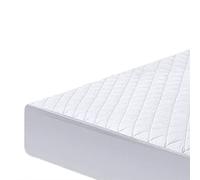 Imfaa - Protector de colchón, funda de cama ajustable extra profunda, sin ruido, antibacteriana, Polialgodón. 50% poliéster. poliéster Poliéster. algodón, Super King-30Cm Deep