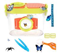 imFreienawn Bug Catcher Kit for Kids Educational Butterfly Kit con Lupa, tweezer, coleccionista de Insectos, Modelo, Correa para el Hombro Juguetes al Aire Libre para niños Mariposas