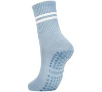 IMGASDCSD Calcetines Antideslizantes, para Pilates, Barra, Yoga Pilates Barre Grip Socks For Women Multicolor Pack of 8(1 Pair-Blue)
