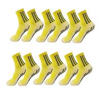 IMGASDCSD Calcetines Antideslizantes, para Pilates, Barra, Yoga Socks with Silicone Grip 1 Pair Or 6 Pairs For Men Women Size 38-45 Multicolor(Color-15)