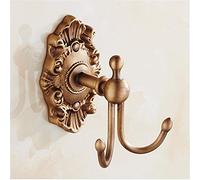 IMGASDCSD Ganchos autoadhesivos，Ganchos para abrigos， Self-Adhesive And Nail Mount Copper Coat Hooks Multicolor One Size Pack Of 2 Or 3(2)