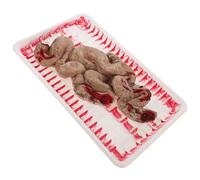 IMIKEYA 1 Caja Juguete de Halloween Vinilo de Plástico y Órgano para Broma | Caja de Terror, Accesorio de Intestino Cortado Falso, Pieza de Halloween para Juego y Colección