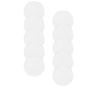 IMIKEYA 10 Lentes Convexos Redondos de Acrílico para Enseñanza de Física Básica, Doble Convexa, Paquete de 10 Piezas, Herramienta Óptica para Aprendizaje Experimental