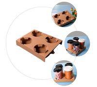IMIKEYA 10 Piezas Portavasos para Bebidas con Diseño de Soporte Resistente para Café Té y Smoothies para Restaurantes y Servicio para Llevar Pack de Unidades