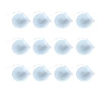 IMIKEYA 100 Bolsitas de Filtro de Té Desechables Redondas de Papel Blanco para Especias y Café, Fáciles de Limpiar, Ideales para Hacer Sacos de Perfume
