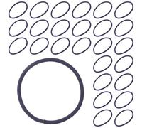 IMIKEYA 100 Piezas Gomas Pelo Niña, Coleteros Ñiño de Nailon 3mm Azul Marino, Sujeción Suave, Aptos para Cabello Grueso, Uso Diario y Escuela