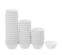 IMIKEYA 1000 Capacillos de Papel Blancos para Cupcakes y Muffins, Molde Versátil y Seguro para Hornear, Tamaño 2.5x2cm, Ideales para Bodas y Fiestas