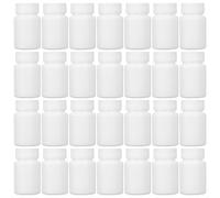 IMIKEYA 100piezas Frascos de Pastillas Vacíos de Plástico Mini Frasco de Pastillas y Cápsulas Bote de Medicina de Plastico para Organizar Medicamentos Casa