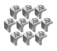 IMIKEYA 10piezas Topes De Riel De Cortina Accesorios De Metálicos Fijación Rápida y Profesional