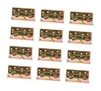 IMIKEYA 12 Piezas Bisagras De Cama Resistentes Soportes Invisibles Para Barandilla De Cama Kit De Herrajes Metálicos Con Bisagras y Tornillos