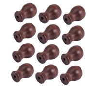 IMIKEYA 12 Piezas Tiradores De Madera para Cordón De Persianas Borlas De Madera Sólida para Cortinas Fácil Instalación y Reemplazo Accesorios para Estores y Louvers