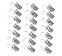 IMIKEYA 120 Piezas Clips para Cortinas de Baño con Ganchos Resistentes de Hierro Sujeción para Cortinas Decoración y Colgado de Luces LED y Fotos Hogar