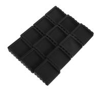 IMIKEYA 12piezas Tope De Puerta Prueba De Viento Resistentes Al Viento y Anticolisión Cuñas De Puerta Negras Para Oficina y Hogar Sin Taladrar Para Dormitorio y Pared