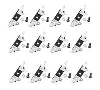 IMIKEYA 15 Piezas Conector de Cable para Altavoz, Terminal de Bocina, Abrazadera de Unión Resorte, Metal y Plástico, Negro, 4 Posiciones, Tornillos y Tuercas, para Altavoces