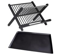 IMIKEYA 1juego Escurreplatos De Cocina Organizador De Platos y Utensilios Rack De Secado Multifuncional Bandeja De Drenaje Para y Restaurantes