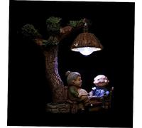 IMIKEYA 1pieza Adorno para San Valentín Estatua De Pareja Luz Nocturna Decoración Romántica para Interior y Aniversarios para Día Enamorados