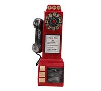 IMIKEYA 1Pieza Banco de Monedas Retro Olla de Vintage Forma de Teléfono Decoración Creativa para Manual con Color