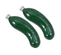 IMIKEYA 2 Botellas De Whisky De Bolsillo Frasco De Viaje Pequeño Frasco De Metal Para Agua Pequeño Bote Para Vino