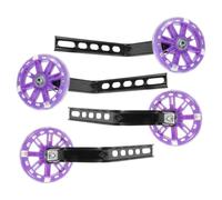IMIKEYA 2 Juegos Bike Training Wheels Flash Mute Auxiliary Balance Stabilizers For Bikes Silent Support with Easy Installation For Safe Learning