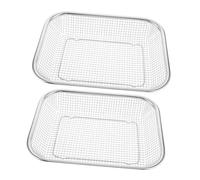IMIKEYA 2 Piezas Cesto Lavavajillas Acero Inoxidable con Capacidad Familiar para Organizar Cubiertos y Palillos Fácil Instalación y Almacenamiento para Cocina Diaria