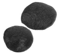 IMIKEYA 2 Piezas de Moño Postizo de Cabello Liso para Mujer y Niña, Extensiones de Moño Recogido Decorativo, Tamaño Grande y Pequeño para Bodas, Fiestas y Uso Diario