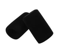 IMIKEYA 2 Piezas Funda de Espuma Antiviento para Micrófono Compatible con Fifine K688, Cubierta Flocada Negra, Filtro Antipop y Protector Acústico para Grabación y Dj, Pack