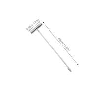 IMIKEYA 2 piezas Gancho T Resistente para Levantar Tapas de Alcantarilla y Puertas Correderas Diseño Ergonómico y Fácil Almacenamiento Herramienta Versátil para Elevación y Agarre Pesado