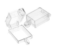 IMIKEYA 2 piezas Protector de Interruptor Tipo Barco Transparente con Adhesivo Doble Cara Cubierta para Botón de Palanca de Fácil Instalación y Protección Duradera