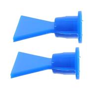 IMIKEYA 2 Piezas Unidades Boquillas Planas para Sellador de Aplicador de Pegamento con Rosca de Repuestos para de Masilla Puertas y Ventanas Dispensador Plástico Duradero