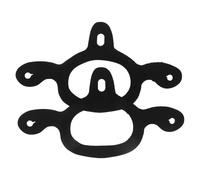 IMIKEYA 2 Unidades Correas de Goma Negras para Espuelas Instalación Simple y Sujeción Segura, Accesorio Adecuado para Botas de Montar en Equitación para Hombres y Mujeres