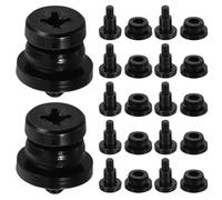 IMIKEYA 20 Juegos Kit de Tornillos de Repuesto para Discos Duros y Ssd, Acero Inoxidable Negro, Montaje Resistente y Antivibración para Reparación Electrónica y Cajas de PC de Escritorio