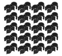 IMIKEYA 20 Unidades Soporte para Ducha Estable y Desmontable de Plástico Negro para Asiento de Baño y Ducha Sentado, Adecuado para Personas Mayores Discapacidad
